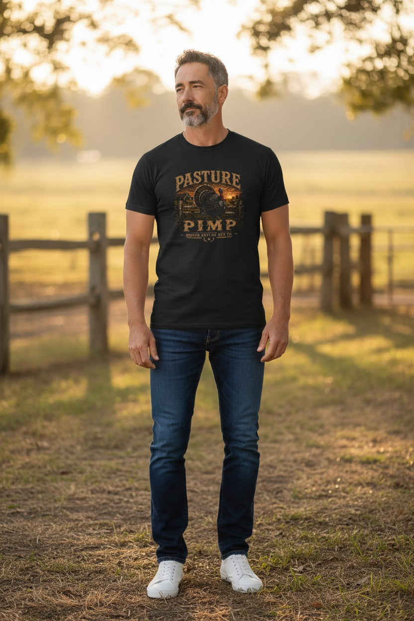 Broken Antler Hat Co.- Pasture Pimp Shirt Front