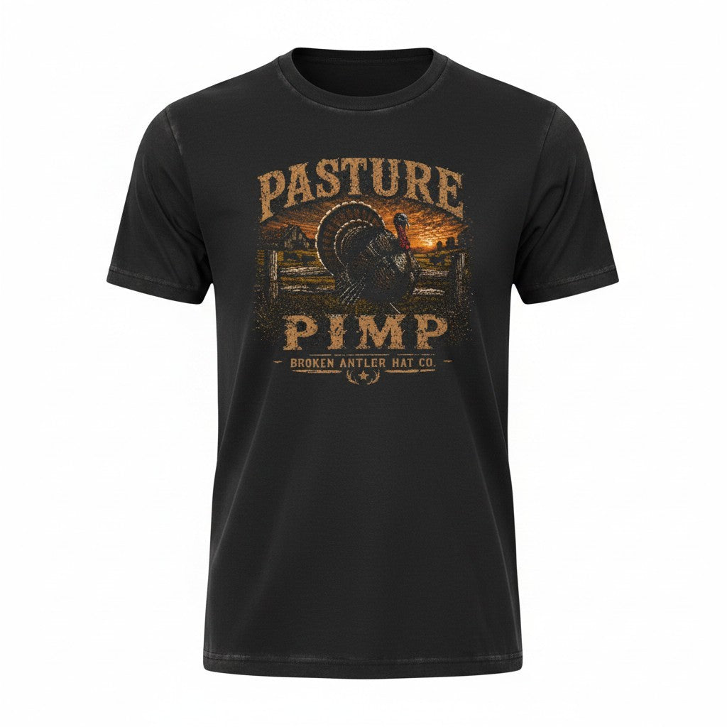 Broken Antler Hat Co.- Pasture Pimp Shirt Front